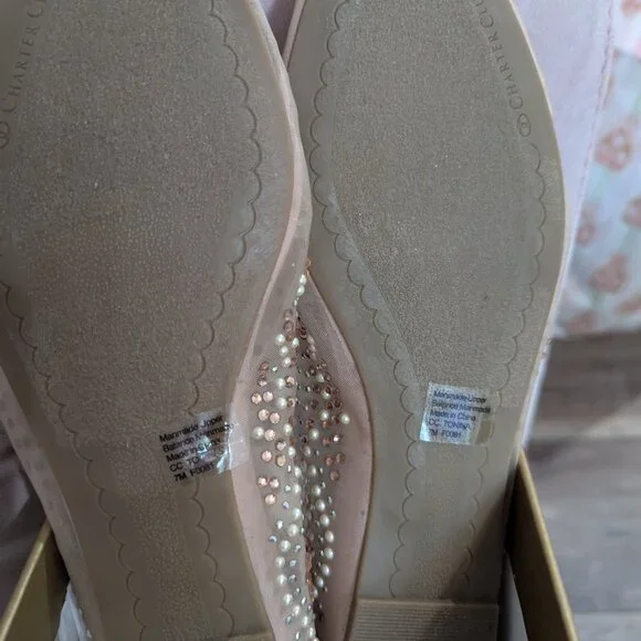 Charter Club Rhinestone Flats - Picture 5 of 5